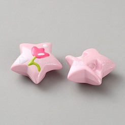 Непрозрачные акриловые эмалированные бусины&nbsp;FIND-SZC0009-20A