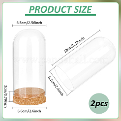 Стеклянные крышки купола cloche AJEW-BC0008-81