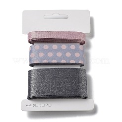 Ruban polyester 9 yards 3 styles&nbsp;SRIB-C002-02E