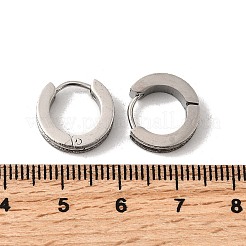 Серьги-кольца из нержавеющей стали 304 EJEW-L302-03D-P