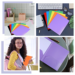14 pz. Cartellette rettangolari in plastica PP a 7 colori&nbsp;AJEW-WR0004-02
