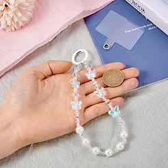 Мобильные ремни из полимерных бусин AJEW-TAC0006-10D