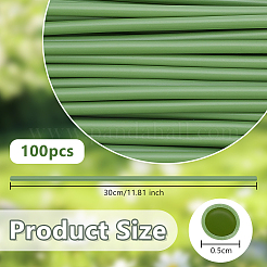 Tubo di rami di fiori artificiali in plastica PVC&nbsp;LS-DIY-WH0750-048