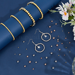 15 стиль стойка покрытие латунные распорные бусины&nbsp;KK-PH0013-46