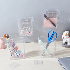 8 шт. прозрачных настенных стендов из полистирольного пластика&nbsp;ODIS-GO0001-05