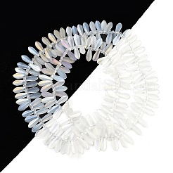 Стеклянные бусины с гальваническим покрытием &nbsp;EGLA-C005-01A-AB01