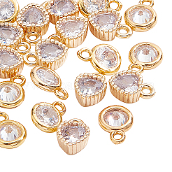 20шт 2 стильные латунные подвески KK-BC0007-01