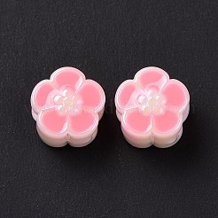 УФ-покрытие Радужные переливающиеся акриловые европейские бусины X-SACR-E009-40