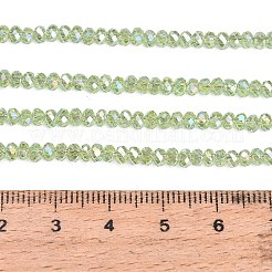 Galvanisieren Glasperlen&nbsp;GL-CBAA615-02G