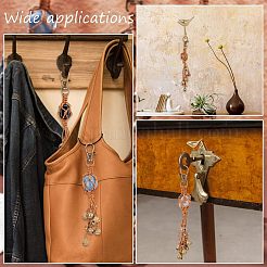 Брелок из натуральных смешанных драгоценных камней&nbsp;HJEW-PH01540