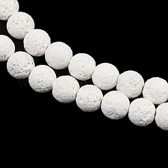 Синтетические бусины из лавы G-S397-D02-10mm