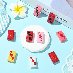 9 шт. двухцветные окрашенные стеклянные бусины&nbsp;LAMP-CJ0002-79