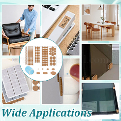 240 шт. 7 вида самоклеящихся пробковых листов&nbsp;AJEW-GA0008-65