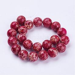 Натуральные имперские нитки из яшмы G-G649-18mm-04