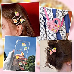 55 шт. 11 стиля непрозрачной смолы декоден цветок и фрукты кабошоны&nbsp;RESI-CJ0004-10