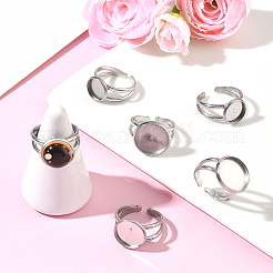 6 шт. 3 стиля манжетных колец из нержавеющей стали 304&nbsp;STAS-BBC0008-14P