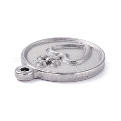 Cabochon pendenti in acciaio inossidabile 304 per smalto&nbsp;STAS-P288-18P