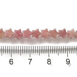 Природные родонит бисер нитей G-G085-B34-02