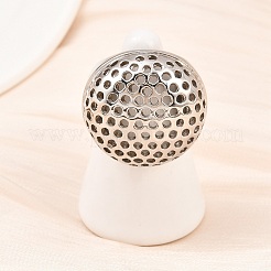 Offene Manschettenringe aus Edelstahl 304&nbsp;LS-RJEW-D336-05P
