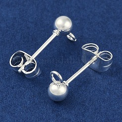 Фурнитура для сережек-гвоздиков из нержавеющей стали 304&nbsp;STAS-P148-07S