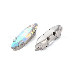 Ojo de caballo coser en rhinestone&nbsp;RGLA-L028-08E-04