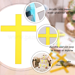 Акриловые зеркальные топперы для тортов FIND-WH0152-206A