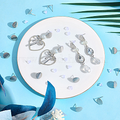 20 шт. Латунные выводы для ушей&nbsp;KK-BBC0023-11P