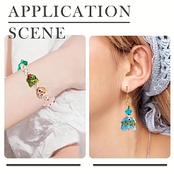 6шт 6 цвета бусины лэмпворк ручной работы&nbsp;LAMP-YW0004-24