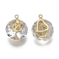 Стеклянные подвески на день святого валентина GLAA-N038-003A