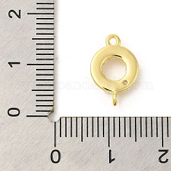 Zahnstangen-Überzug aus Messing mit klaren Zirkonia-Anhängern&nbsp;KK-S396-06A