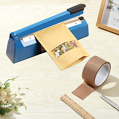 Термостойкая тканевая лента из тефлона и ПТФЭ длиной 10 м. AJEW-WH0314-482D