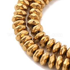 Гальванизировать немагнитных синтетический гематит бисер пряди G-J160-D-02