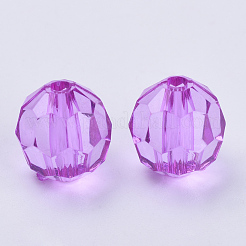 Прозрачные акриловые бусины&nbsp;LS-X-TACR-Q257-6mm-V48