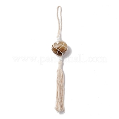 Decorazioni pendenti in vetro pietra anguria sintetica&nbsp;HJEW-E579-01D