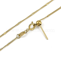 Ионное покрытие (ip) 304 нержавеющая сталь звенья цепи ожерелья NJEW-H042-03G