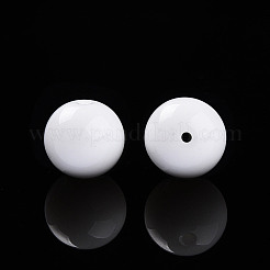 Непрозрачные однотонные стеклянные бусины&nbsp;X1-GLAA-N007-10mm-A06