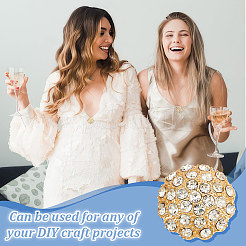 14 шт. пуговица из сплава с 1 отверстиями FIND-FG0003-17B