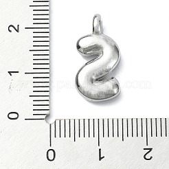 Pendentifs en acier inoxydable 304 anti-ternissement&nbsp;STAS-U033-02P-S