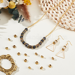 300 шт. бусины-проставки в тибетском стиле&nbsp;TIBEP-PH0001-88