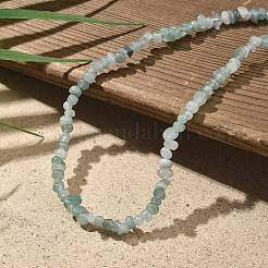 Ожерелья из бисера с натуральным зеленым авантюрином для мужчин и женщин NJEW-G159-01G