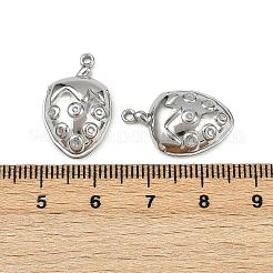304ステンレスペンダント  ストロベリーチャーム  変色防止  ステンレス鋼色  21x13.5x4.5mm  穴：1.5mm&nbsp;STAS-D363-09P