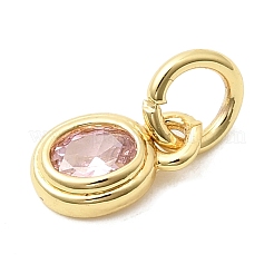 Latón charms de circonio cúbico&nbsp;KK-G554-02A-03