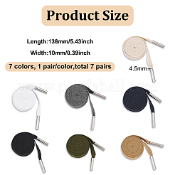 Хлопковые шнурки для обуви DIY-AB00011