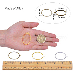 Матовый стиль стойки оцинковки сплава овальной открытой задней панели подвески PALLOY-CJ0001-22-FF