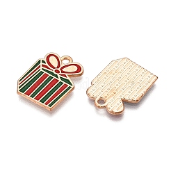 Новогодняя тема сплава эмали подвески ENAM-T020-33C