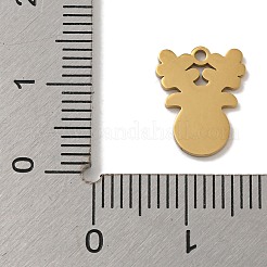 Weihnachtsthema 304 Edelstahlanhänger&nbsp;STAS-Z093-08I