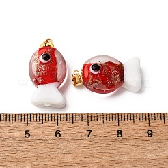 Подвески лэмпворк ручной работы LAMP-A007-01G-04-04