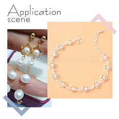 40шт. Рамка из латунных бусин 4 стилей KK-AR0004-55