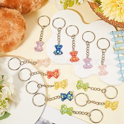 12шт брелок из смолы 6 цветов&nbsp;KEYC-CP00011