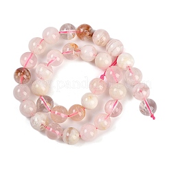 Природного кварца lodolite нитей бисера G-B125-M07-01